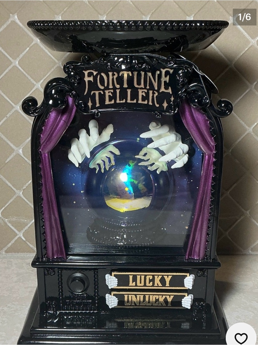 Bath and Body Works - Fortune Teller Decorative Crystal Ball - 3 wick holder